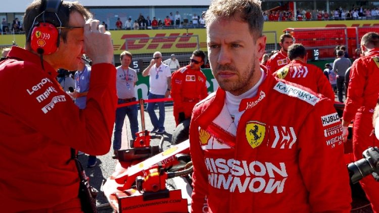 Vettel, fine settimana difficile