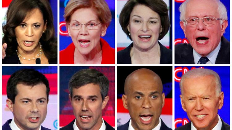 Factbox: Four Republicans, 18 Democrats vie for U.S. presidential nominations