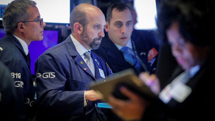 Global stocks climb on trade talk, earnings news; sterling slips