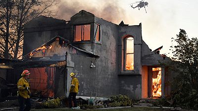 California wine country fire began near damaged PG&E tower, 2,000 flee California wine country fire began near damaged PG&E tower, 2,000 flee