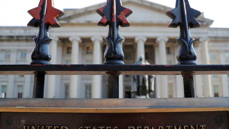 U.S. government's annual budget deficit largest since 2012