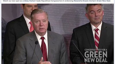 Facebook ad policy challenged by false claim Republican Graham backs Green New Deal Facebook ad policy challenged by false claim Republican Graham backs Green New Deal