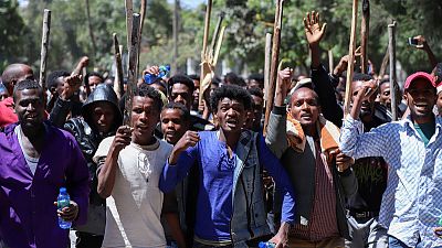 Violence during Ethiopian protests was ethnically tinged, say eyewitnesses Violence during Ethiopian protests was ethnically tinged, say eyewitnesses