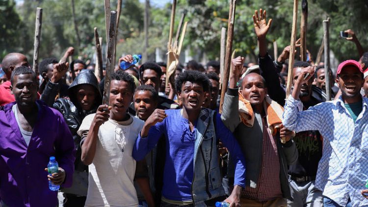 Violence during Ethiopian protests was ethnically tinged, say eyewitnesses
