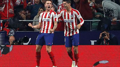 Atletico return to winning ways to move level with leaders Barca Atletico return to winning ways to move level with leaders Barca