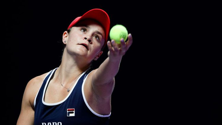 Barty takes opening WTA Finals win to seal top spot in rankings