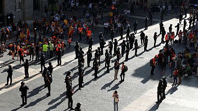 Catalonia divided: Barcelona hosts unionist rally a day after separatist march Catalonia divided: Barcelona hosts unionist rally a day after separatist march