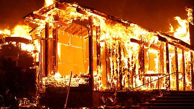 Firefighters struggle against massive, wind-whipped California wildfire Firefighters struggle against massive, wind-whipped California wildfire