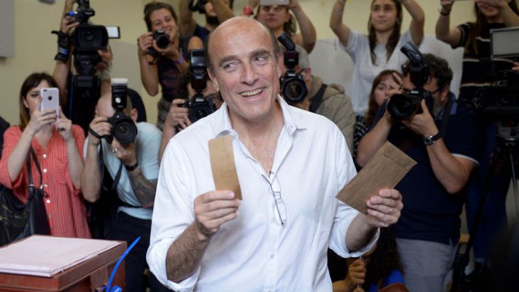 Ruling liberal candidate Martinez leading Uruguay election - media polls