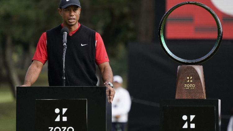 Tiger Woods vince Zozo Champions
