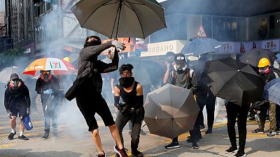 Hong Kong enters recession as protests show no sign of relenting Hong Kong enters recession as protests show no sign of relenting