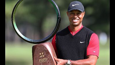 Tiger Woods re allo Zozo Champions Tiger Woods re allo Zozo Champions