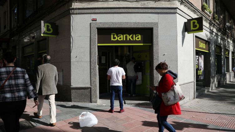 Spain's Bankia third-quarter net profit slumps 23% on higher provisions