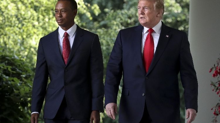 Golf:Trump a Woods, campione incredibile