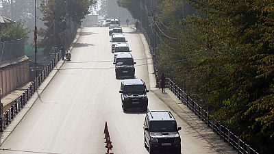 EU lawmakers visit Kashmir amid stone pelting and empty streets EU lawmakers visit Kashmir amid stone pelting and empty streets