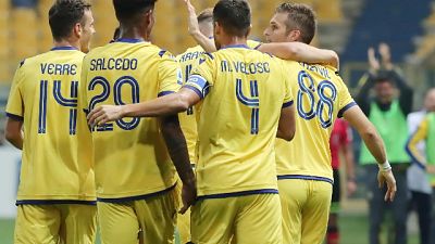 1-0 al Parma,colpo del Verona al Tardini 1-0 al Parma,colpo del Verona al Tardini