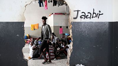 Migrants released amid fighting in Libyan capital seek refuge with U.N. Migrants released amid fighting in Libyan capital seek refuge with U.N.