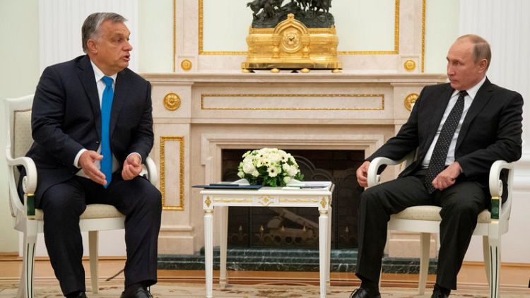 Russia's Putin, Hungary's Orban to discuss TurkStream pipeline, nuclear energy