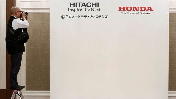 Hitachi auto unit, Honda-affiliated suppliers to merge