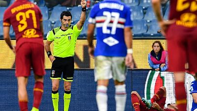 Lanci a ultrà Roma, tifosi Samp nei guai Lanci a ultrà Roma, tifosi Samp nei guai