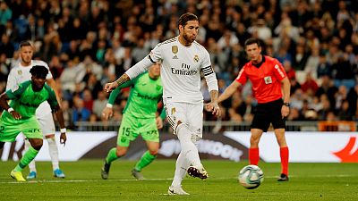 Ramos nets for 16th straight season as Real thrash Leganes Ramos nets for 16th straight season as Real thrash Leganes