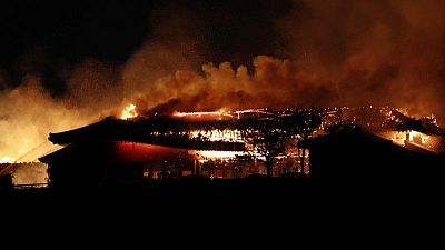 Fire engulfs Japan's World Heritage-listed Shuri Castle Fire engulfs Japan's World Heritage-listed Shuri Castle