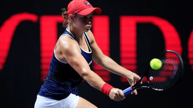 Top ranked Barty books berth in WTA Finals last four