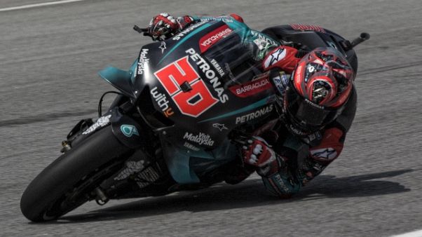Moto: Quartararo da record a Sepang Moto: Quartararo da record a Sepang
