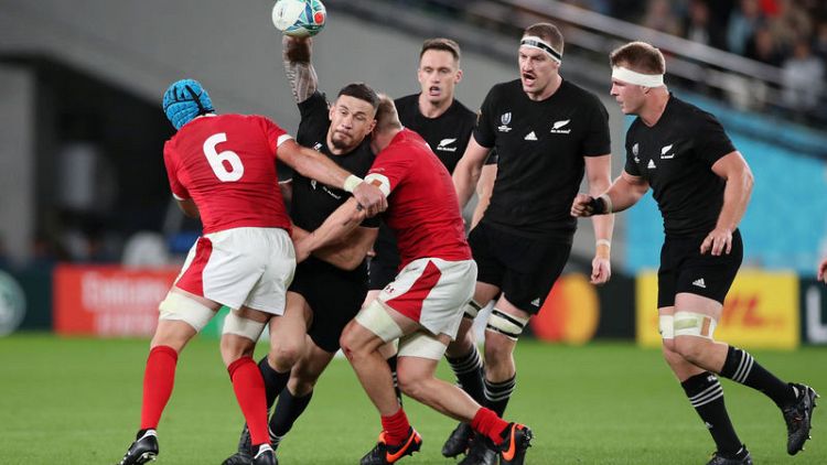 New Zealand take third place with six-try win over Wales