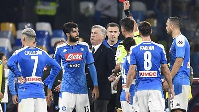 Squalifica Ancelotti, ricorso del Napoli Squalifica Ancelotti, ricorso del Napoli