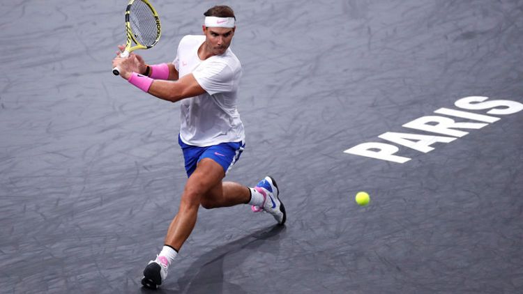 Nadal edges closer to maiden Paris Masters title