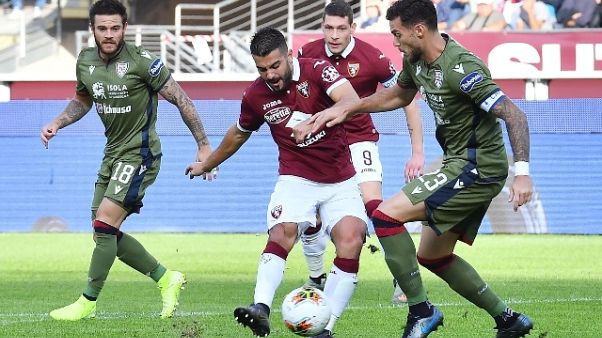 Torino: guaio muscolare per Iago Falque Torino: guaio muscolare per Iago Falque