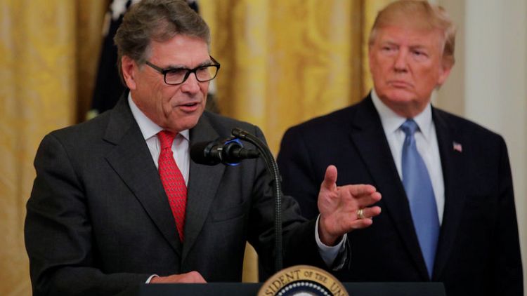 U.S. energy chief Perry refuses to testify in Trump impeachment inquiry