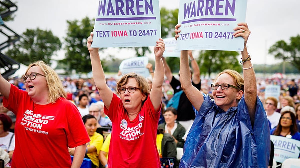 Democratic White House candidates make their pitch at Iowa dinner ...