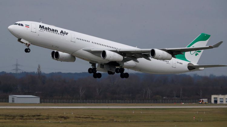 Italy to ban flights by Iran's Mahan Air from mid-December