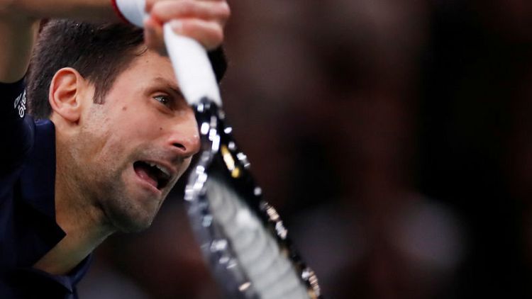 Djokovic beats Shapovalov to claim fifth Paris Masters title