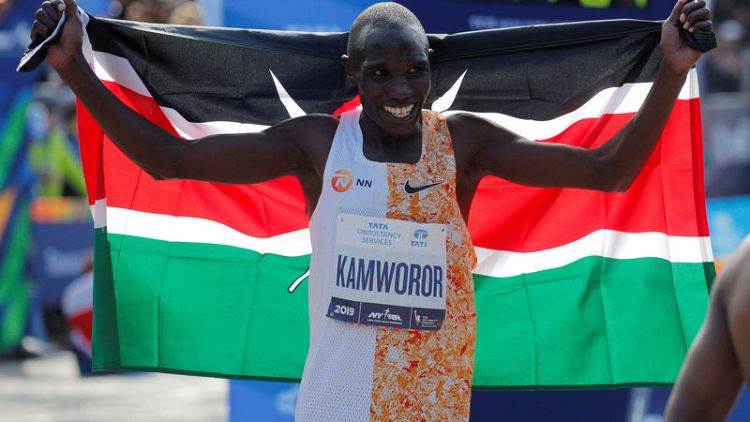 Kenyans Kamworor, Jepkosgei claim New York Marathon titles