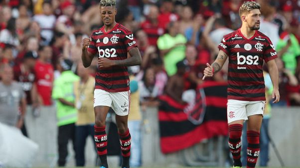 Flamengo win 4-1 and continue march towards Serie A title Flamengo win 4-1 and continue march towards Serie A title