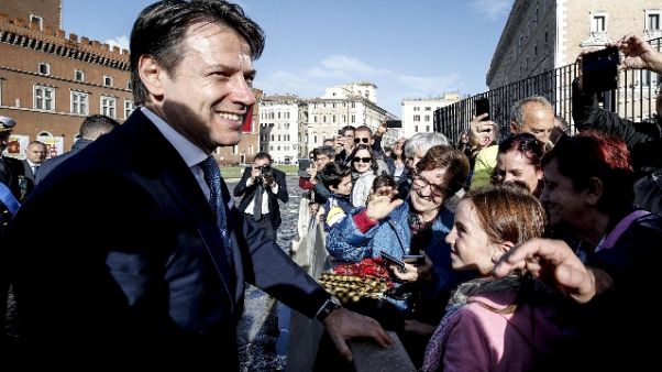 Conte,se riparte Sud riparte l'Italia Conte,se riparte Sud riparte l'Italia