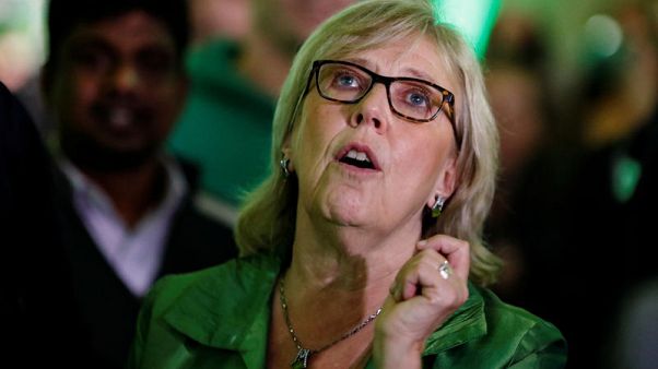 Leader of Canada's small Green Party quits after winning just three seats in election Leader of Canada's small Green Party quits after winning just three seats in election