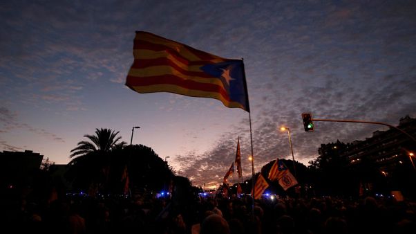 Spanish king greeted with protests in Catalonia Spanish king greeted with protests in Catalonia