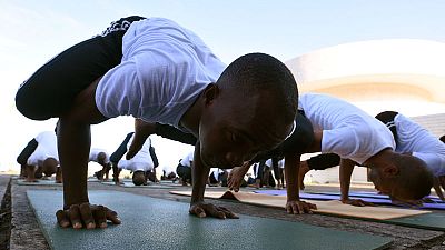 Warrior pose: Sierra Leone's soldiers heal trauma with yoga