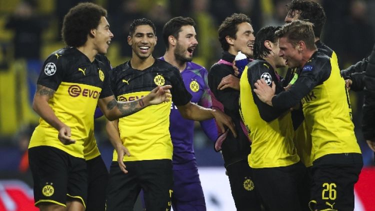 Champions: Inter rimontata a Dortmund