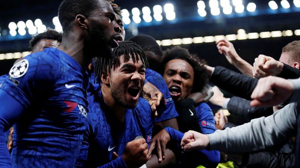 Chelsea and nine-man Ajax share spoils in thrilling 4-4 draw Chelsea and nine-man Ajax share spoils in thrilling 4-4 draw