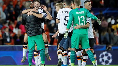 Valencia roar back in second half to thrash Lille