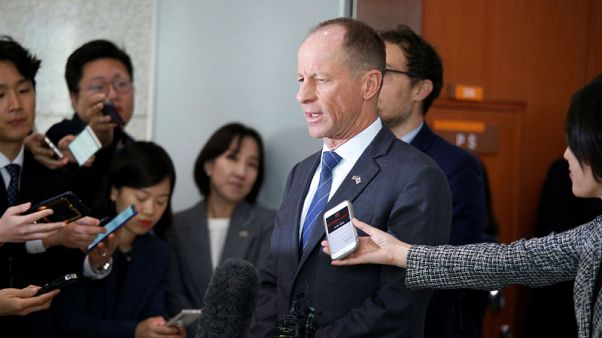 Top U.S. diplomat says Moon-Abe meeting is 'encouraging sign' for countries' relations Top U.S. diplomat says Moon-Abe meeting is 'encouraging sign' for countries' relations