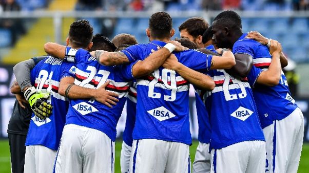 Samp-Atalanta con coreografie speciali Samp-Atalanta con coreografie speciali