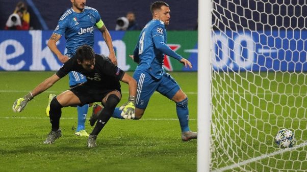 Champions: Lokomotiv Mosca-Juventus 1-2 Champions: Lokomotiv Mosca-Juventus 1-2