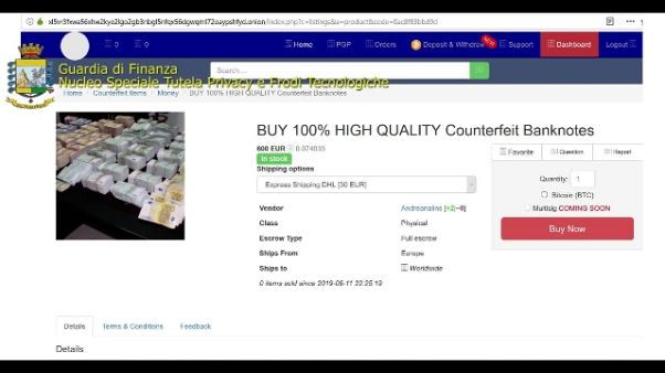 Smantellato mercato nero sul dark web Smantellato mercato nero sul dark web