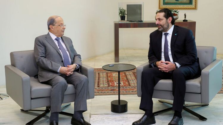 Lebanon's Hariri meets Aoun, says will continue talks